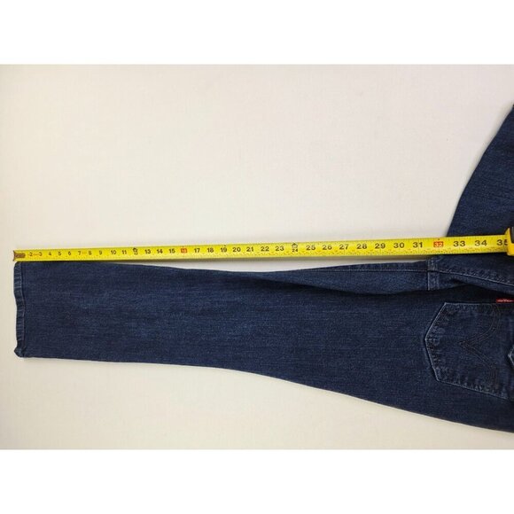 Levis Size 28X32 Womens Size 6M 515 Bootcut Blue Denim 5 Pocket Logo Tag Jeans - Picture 3 of 14
